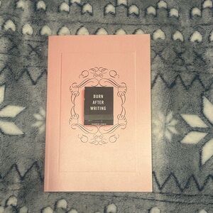 Burn After Writing Pink Journal